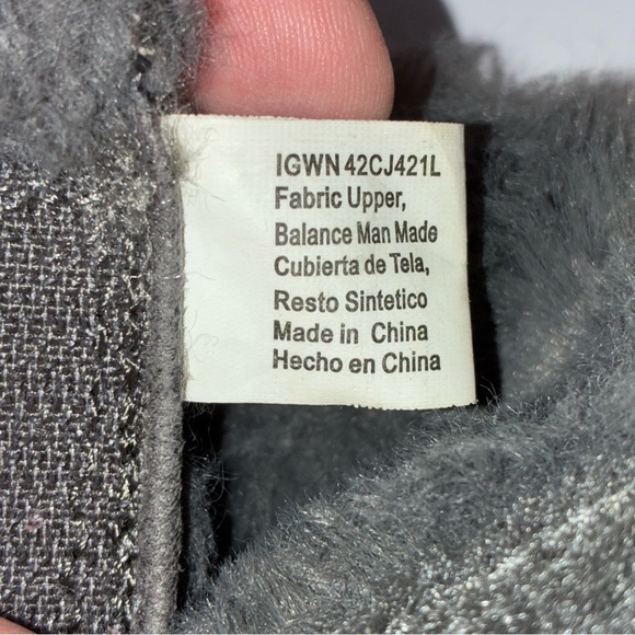 Wonder Nation Baby Girl Faux Fur Shearling Boot Gray Toddler Size 3 - Picture 7 of 8